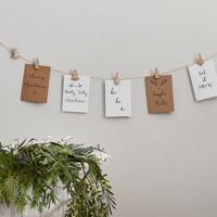 Slinger kerstkaarten kerstbomen hout Nordic Noel Ginger Ray