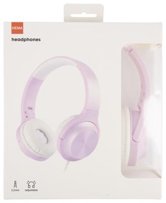 HEMA Hoofdtelefoon Verstelbaar Roze HEMA Hoofdtelefoon Verstelbaar Roze