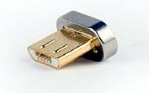 Gembird CC-USB2-AMLM-mUM micro USB Goud, Zilver kabeladapter/verloopstukje