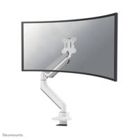 Neomounts DS70PLUS-450WH1 Monitor-tafelbeugel 1-voudig 43,2 cm (17) - 124,5 cm (49) Wit Kantelbaar, Roteerbaar, Zwenkbaar, In hoogte verstelbaar