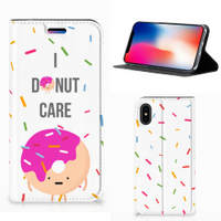 Apple iPhone X | Xs Flip Style Cover Donut Roze