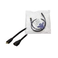 LogiLink USB-kabel USB 2.0 USB-micro-B stekker, USB-micro-B bus 0.50 m Zwart CU0120 - thumbnail