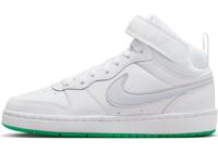 Nike CD7782 Court Borough MID 2 Wit Wit Dames Schoenen Sneakers Unisex Veters, White Football Grey Stadium Green, 38 EU