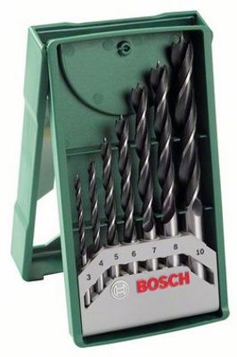 Bosch Accessories 2607019580 Hout-spiraalboorset 7-delig 3 mm, 4 mm, 5 mm, 6 mm, 7 mm, 8 mm, 10 mm Cilinderschacht 1 set(s)