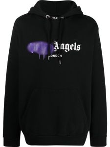 Palm Angels hoodie à logo imprimé - Noir