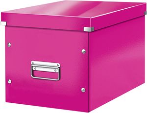 Leitz Click & Store kubus grote opbergdoos, roze