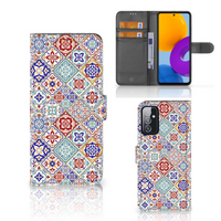 Samsung Galaxy M52 Bookcase Tiles Color