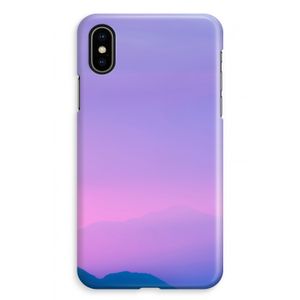 Sunset pastel: iPhone XS Max Volledig Geprint Hoesje