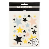 Creativ Company Rub-On Stickers Sterren, 2 Vellen