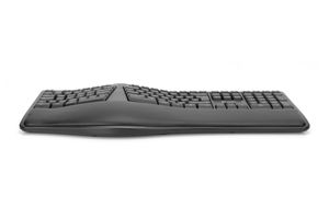 Digitus DA-20157 Toetsenbord Draadloos QWERTZ, Duits Zwart Ergonomisch, Gesplitst toetsenbord, Hotkey-functie