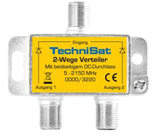 TechniSat 0000/3220 Satellietsignaalverdeler 2-voudig