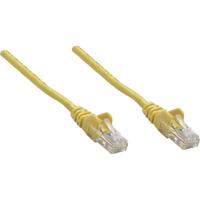 Intellinet 737333 RJ45 Netwerkkabel, patchkabel CAT 5e U/UTP 0.25 m Geel 1 stuk(s)