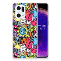 OPPO Find X5 Pro Silicone Back Cover Punk Rock - thumbnail