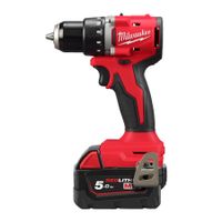 Milwaukee M18 BLDDRC-502C M18 boorschroefmachine 60Nm compact brushless, 2 x 5,0 Ah - 4933492835 - thumbnail