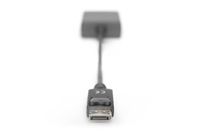 Digitus DB-340409-001-S DVI / DisplayPort Adapter [1x DisplayPort stekker - 1x DVI-bus 24+5-polig] Zwart Rond, Afgeschermd (dubbel), Afsluitbaar 15.00 cm - thumbnail