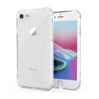 Shop4 - iPhone SE (2020) Hoesje - Zachte Back Case Drop Proof Transparant