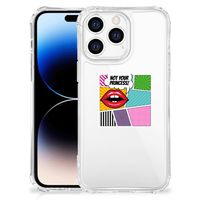 Apple iPhone 14 Pro Max Anti Shock Bumper Case Popart Princess - thumbnail