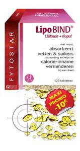 Fytostar Lipobind chitosan nopal maxi (120 tab)