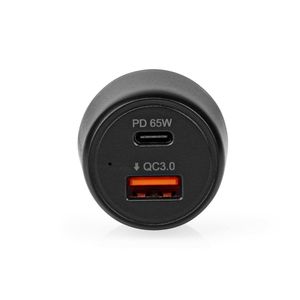 Autolader | 2.0 / 3.0 / 3.25 A | Outputs: 2 | Poorttype: USB-A / USB-C© | 65 W | Automatische Volt