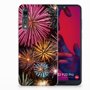 Huawei P20 Pro Silicone Back Cover Vuurwerk