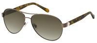 Fossil zonnebril 3079/S dames cat.3 piloot staal matbruin