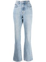 Alexander Wang Fly high-rise slim-fit jeans - Bleu