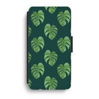 Monstera leaves: iPhone XR Flip Hoesje - thumbnail