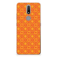 Nokia 2.4 TPU bumper Batik Oranje - thumbnail