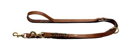 Verstelbare Hondenriem Solid Education Duo Cognac Verstelbare Hondenriem Solid Education Duo Cognac