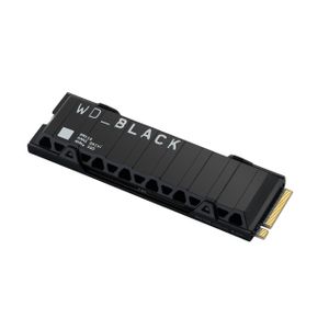 WD Black™ SN850 Heatsink 500 GB NVMe/PCIe M.2 SSD 2280 harde schijf M.2 NVMe PCIe 4.0 x4 Retail WDS500G1XHE