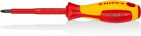 Knipex Schroevendraaier voor kruiskopschroeven Pozidriv gebruineerd, geïsoleerde meercomponenten-greep, VDE-getest 212 mm 98 25 02