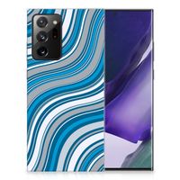 Samsung Galaxy Note20 Ultra TPU bumper Waves Blue