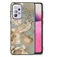 Bloemen Hoesje voor Samsung Galaxy A33 5G Vintage Bird Flowers - thumbnail