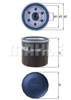 Oliefilter KNECHT, Diameter (mm)65,3mm, u.a. für Renault, Nissan, Hyundai, KIA, Infiniti, Dacia, Alpine, Lada