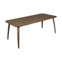 Gubi Dining eettafel Rectangular 200 x 100 walnut