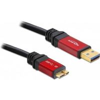 Delock 82762 Kabel USB 3.0 Type-A male > USB 3.0 Type Micro-B male 3 m Premium