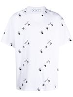 Off-White t-shirt Swimming Man à motif monogrammé - Blanc - thumbnail