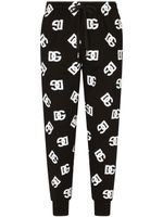 Dolce & Gabbana pantalon de jogging à motif monogrammé - Noir