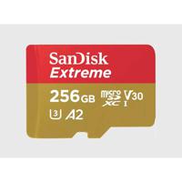 SanDisk Extreme microSDXC-kaart 256 GB Class 10, UHS-I, v30 Video Speed Class Schokbestendig, Waterdicht - thumbnail