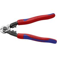 Knipex 9562190 95 62 190 Draadkabelschaar Geschikt voor (striptechniek) Aluminium- en koperkabel, een- en meerdraads, Middelharde draadkabel 7 mm 10 mm² 7 - thumbnail