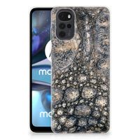 Motorola Moto G22 TPU Hoesje Krokodillenprint - thumbnail