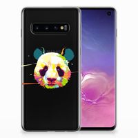 Samsung Galaxy S10 Telefoonhoesje met Naam Panda Color - thumbnail