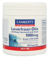 Lamberts Levertraanolie 1000mg Capsules
