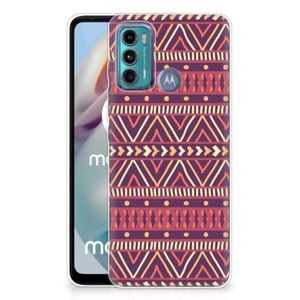 Motorola Moto G60 TPU bumper Aztec Paars