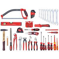 GEDORE rode universele set BASIS in gereedschapskist, 72-delig