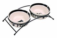 Trixie Eat on Feet Twee keramische hondenbakset, 0,25 liter