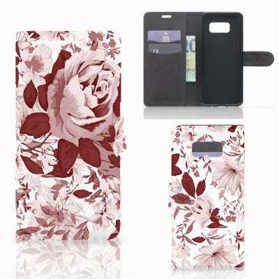Hoesje Samsung Galaxy S8 Plus Watercolor Flowers