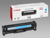 Canon toner 718, 2.900 pagina&apos;s, OEM 2661B002, cyaan - thumbnail