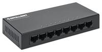 Intellinet 8-Port Fast Ethernet Office Switch Metal Desktop zwart 523318