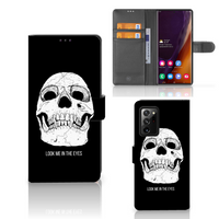 Telefoonhoesje met Naam Samsung Galaxy Note20 Ultra Skull Eyes